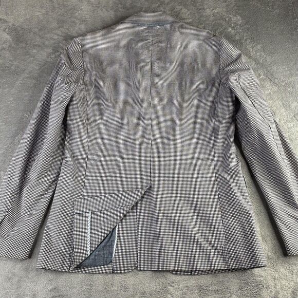 Tommy Hilfiger Sport Coat Blazer Mens Medium Gingham Special Edition Two Button - Picture 13 of 16